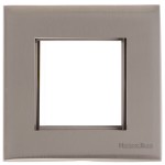 M Marcus Heritage Brass Windsor Range 2 Module Euro Plate