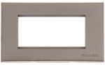 M Marcus Heritage Brass Windsor Range 4 Module Euro Plate