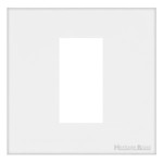 M Marcus Heritage Brass Windsor Range 1 Module Euro Plate