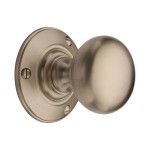 M Marcus Heritage Brass Chester Mortice Knob on Rose