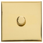 M Marcus Heritage Brass Winchester Range 1 Gang Multi Location Primary Dimmer (Compatible with LED bulbs)