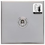 M Marcus Heritage Brass Winchester Range 1 Gang Dimming Toggle Switch