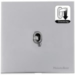 M Marcus Heritage Brass Winchester Range 1 Gang Dimming Stockholm Toggle Switch