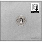 M Marcus Heritage Brass Winchester Range 1 Gang Dimming Toggle Switch