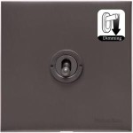 M Marcus Heritage Brass Winchester Range 1 Gang Dimming Toggle Switch
