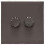 M Marcus Heritage Brass Winchester Range 2 Gang Multi Location Primary Dimmer (Compatible with LED bulbs)