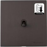 M Marcus Heritage Brass Winchester Range 1 Gang Dimming Stockholm Toggle Switch