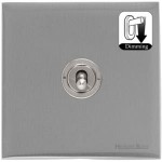 M Marcus Heritage Brass Winchester Range 1 Gang Dimming Toggle Switch