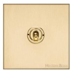M Marcus Heritage Brass Winchester Range 1 Gang Intermediate Toggle Switch