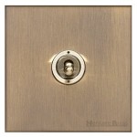 M Marcus Heritage Brass Winchester Range 1 Gang 2 Way Toggle Switch