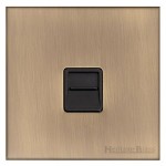 M Marcus Heritage Brass Winchester Range 1 Gang Secondary Line Socket