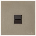 M Marcus Heritage Brass Windsor Range 1 Gang Master Line Socket