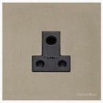 M Marcus Heritage Brass Windsor Range 5 Amp 3 Round Pin Socket