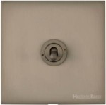 M Marcus Heritage Brass 1 Gang Intermediate Toggle Switch