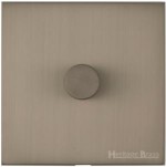 M Marcus Heritage Brass Windsor Range 1 Gang Multi Location Primary Dimmer