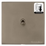 M Marcus Heritage Brass Windsor Range 1 Gang Dimming Stockholm Toggle Switch