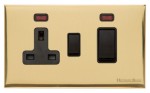 M Marcus Heritage Brass Windsor Range 45A Cooker Unit Switch/13A Socket