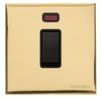 M Marcus Heritage Brass Windsor Range 45 Amp Single Plate Cooker Switch