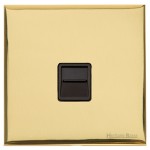 M Marcus Heritage Brass Windsor Range 1 Gang Master Line Socket
