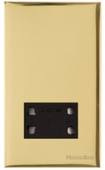 M Marcus Heritage Brass Windsor Range Shaver Socket Dual Output Voltage 110/240V