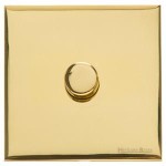 M Marcus Heritage Brass Windsor Range 1 Gang Multi Location Primary Dimmer
