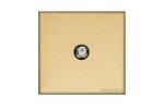 M Marcus Heritage Brass Windsor Range 1 Gang Satellite Socket