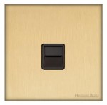 M Marcus Heritage Brass Windsor Range 1 Gang Master Line Socket