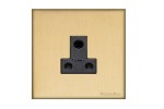 M Marcus Heritage Brass Windsor Range 5 Amp 3 Round Pin Socket