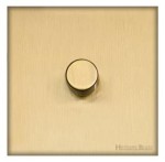 M Marcus Heritage Brass Windsor Range 1 Gang Multi Location Primary Dimmer