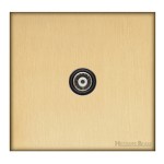 M Marcus Heritage Brass Windsor Range 1 Gang Non-Isolated TV Coaxial Socket