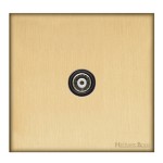 M Marcus Heritage Brass Windsor Range 1 Gang Isolated TV Coaxial Socket