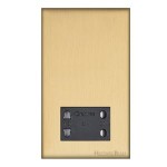 M Marcus Heritage Brass Windsor Range Shaver Socket Dual Output Voltage 110/240V