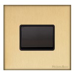 M Marcus Heritage Brass Windsor Range 6 Amp Triple Pole Fan Isolating Switch