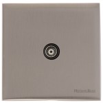 M Marcus Heritage Brass Windsor Range 1 Gang Non-Isolated TV Coaxial Socket