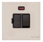 M Marcus Heritage Brass Windsor Range Switched Fused Spur Unit with Neon Indicator