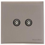 M Marcus Heritage Brass Windsor Range TV/FM Diplexed Socket