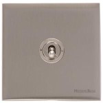 M Marcus Heritage Brass Windsor Range 1 Gang Dimming Toggle Switch