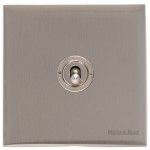 M Marcus Heritage Brass 1 Gang 2 Way Toggle Switch