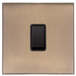 M Marcus Heritage Brass Windsor Range 20 Amp Double Pole Switch