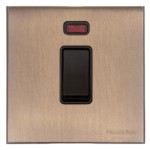 M Marcus Heritage Brass Windsor Range 45 Amp Single Plate Cooker Switch