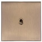 M Marcus Heritage Brass Windsor Range 1 Gang Intermediate Stockholm Toggle Switch