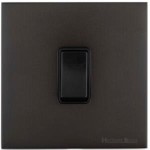 M Marcus Heritage Brass Windsor Range 1 Gang 2 Way Rocker Switch