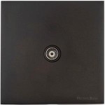 M Marcus Heritage Brass Windsor Range 1 Gang Non-Isolated TV Coaxial Socket
