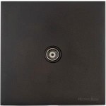 M Marcus Heritage Brass Windsor Range 1 Gang Isolated TV Coaxial Socket