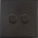 M Marcus Heritage Brass Windsor Range 2 Gang Multi Location Primary Dimmer