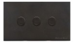M Marcus Heritage Brass Windsor Range 3 Gang Multi Location Secondary Dimmer