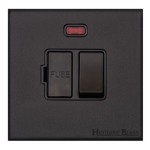 M Marcus Heritage Brass Windsor Range Switched Fused Spur Unit with Neon Indicator