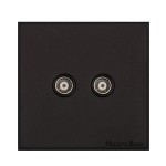 M Marcus Heritage Brass Windsor Range TV/FM Diplexed Socket
