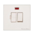M Marcus Heritage Brass Windsor Range Switched Fused Spur Unit with Neon Indicator