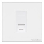 M Marcus Heritage Brass Windsor Range 1 Gang CAT6 Socket